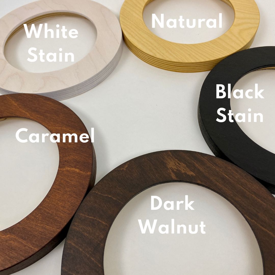 Square Frames - Embroidery Hoop Display Frames for Finishing