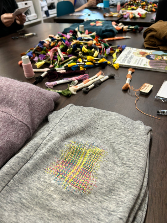 Sew Expo: Visible Mending Woven Mends Workshop Supply Kit