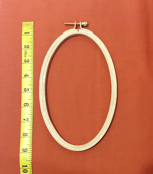 8x6 Oval Beechwood Embroidery Hoop