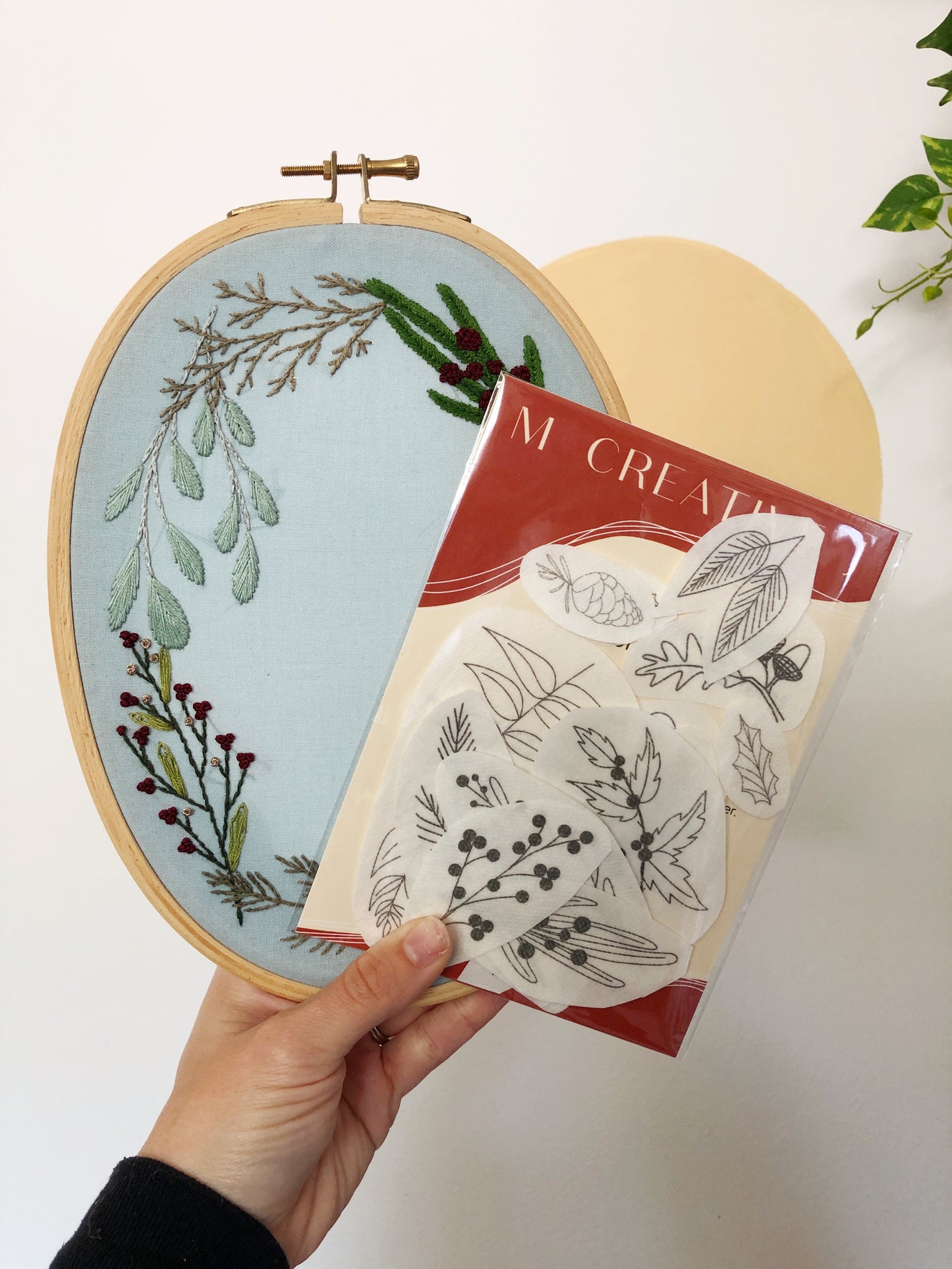 BUNDLE Winter Botanical Stick and Stitch - Hand Embroidery Patterns