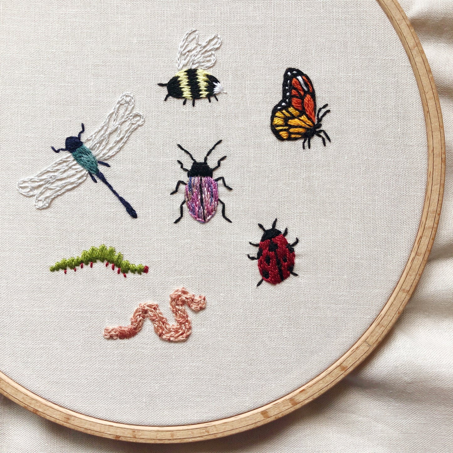 Stick Insect Pattern Insect Stick and Stitch Bug Embroidery Pattern Kit – MCreativeJ