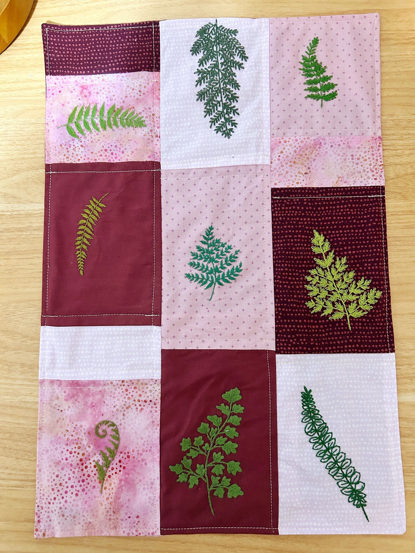 Ferns Embroidery Patterns - Stick and Stitch Botanical Embroidery