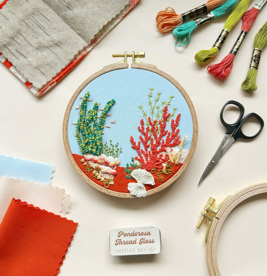 Under the Sea - 3D Raised Stitching - Advanced Embroidery Kit