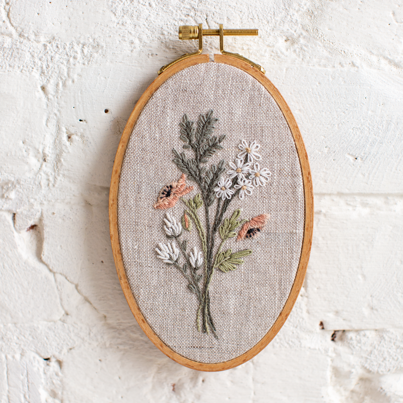 Botanical Bouquet - Advanced Embroidery Pattern & Video -  MCreativeJ for Flax & Twine