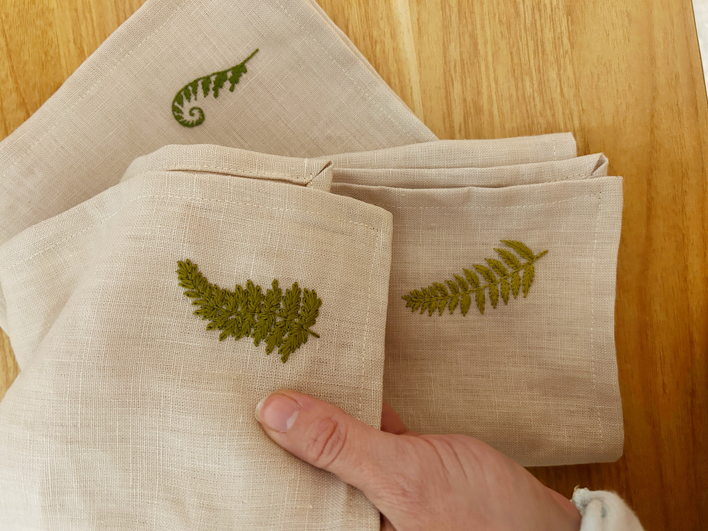 Ferns Embroidery Patterns - Stick and Stitch Botanical Embroidery