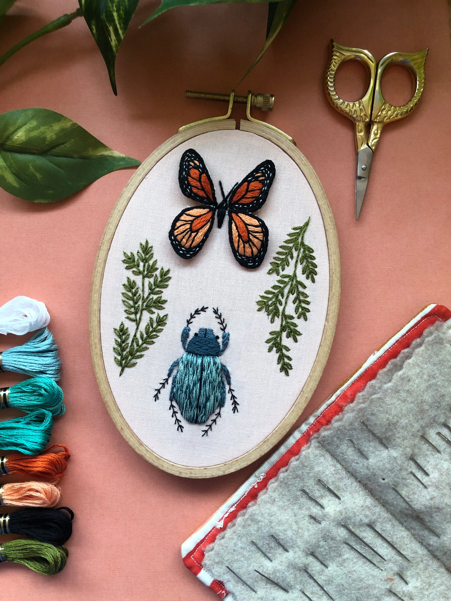 Bug Collector- 3D Insect Embroidery Kit for Advanced Stitchers