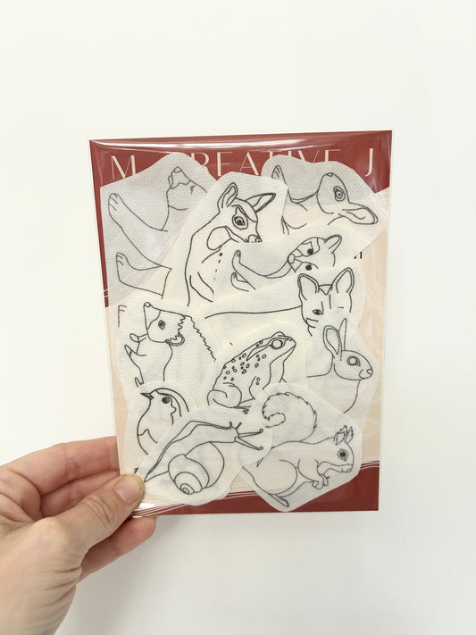 Odd Birds Embroidery Patterns- Stick and Stitch Animal Designs
