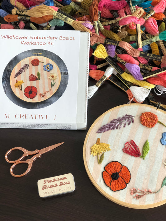 Sew Expo: Wildflower Embroidery Basics Workshop Supply Kit