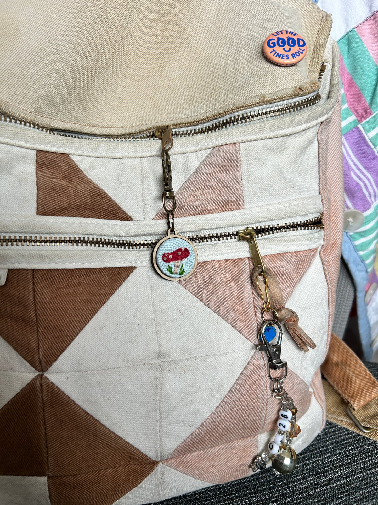 Lucky Charm Keychain- Embroidery Kits for Beginners