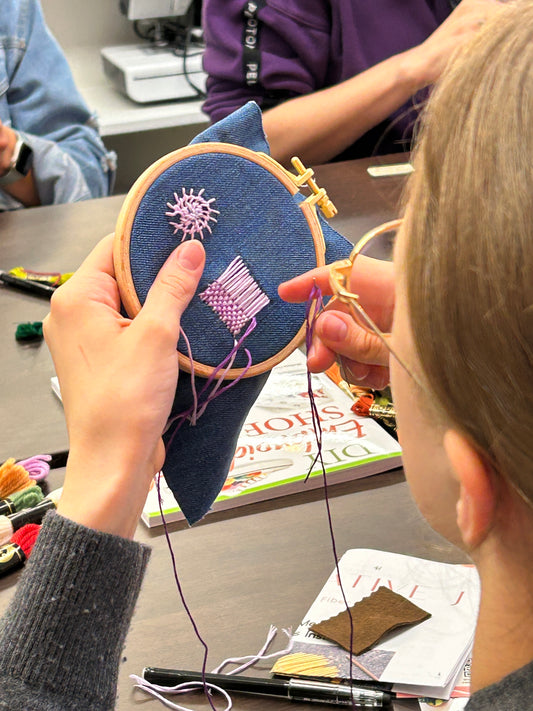 Sew Expo: Visible Mending Woven Mends Workshop Supply Kit