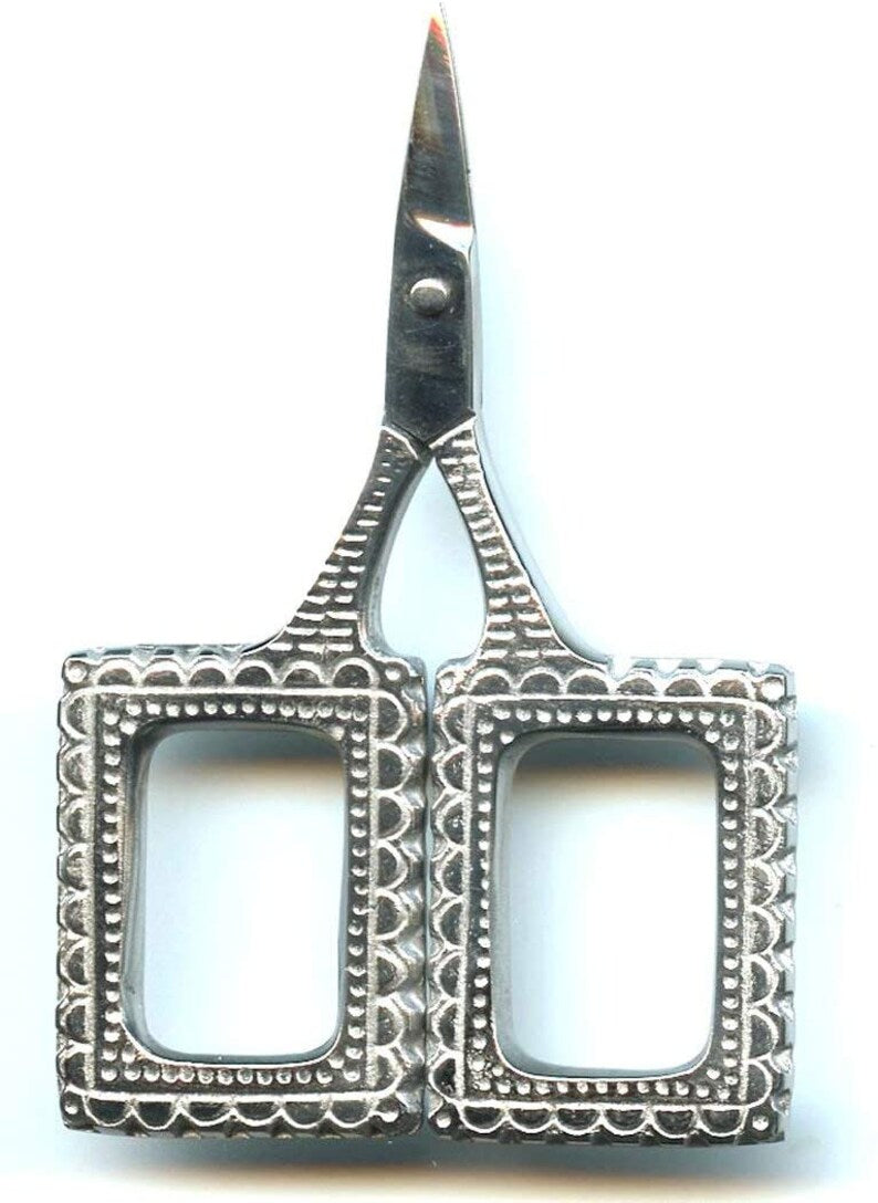 Silver Square Lace Craft Scissors – MCreativeJ