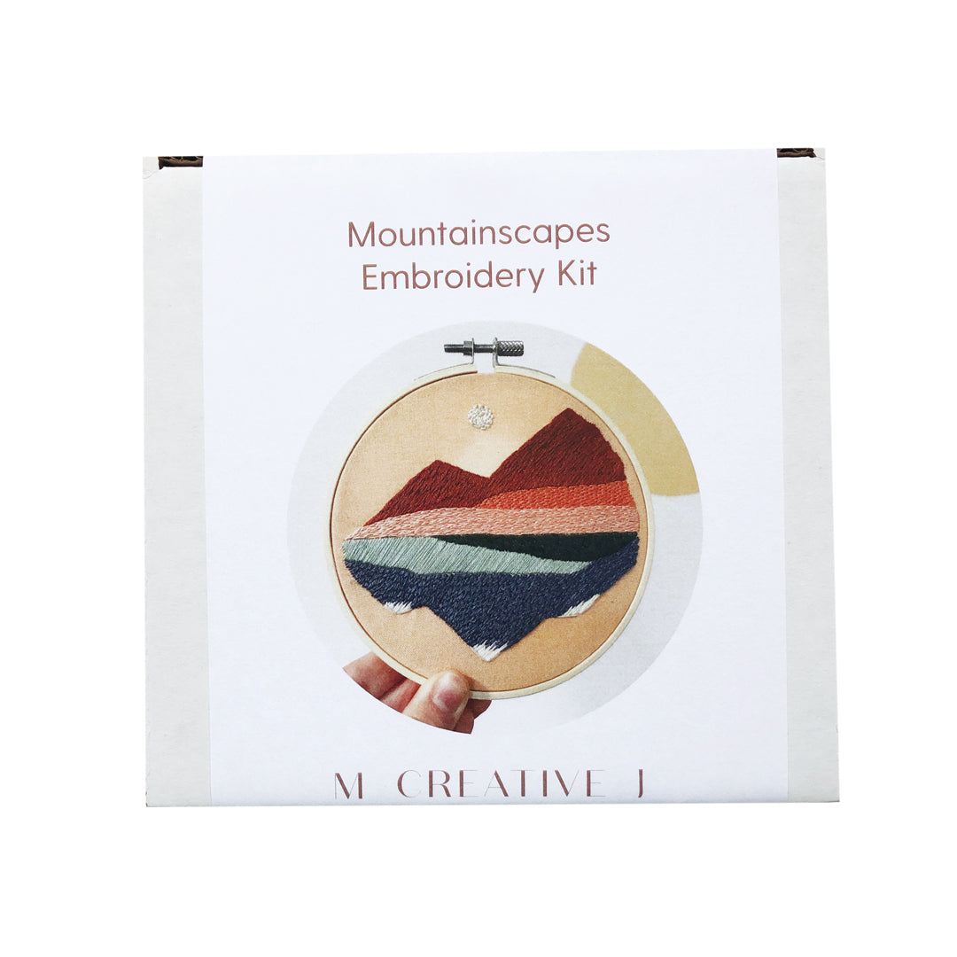 Mountainscapes - Intermediate DIY Embroidery Kit