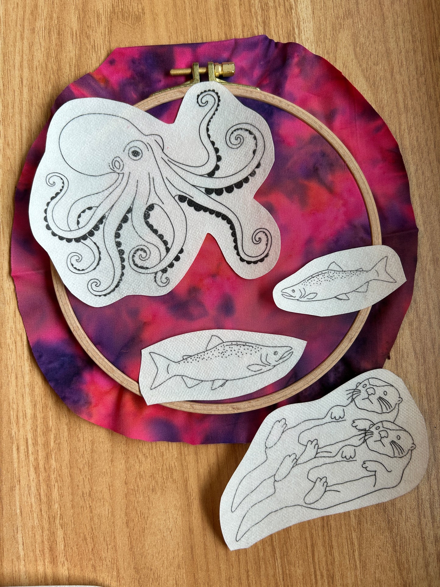 PNW Animals Embroidery Patterns- Stick and Stitch Nature Designs