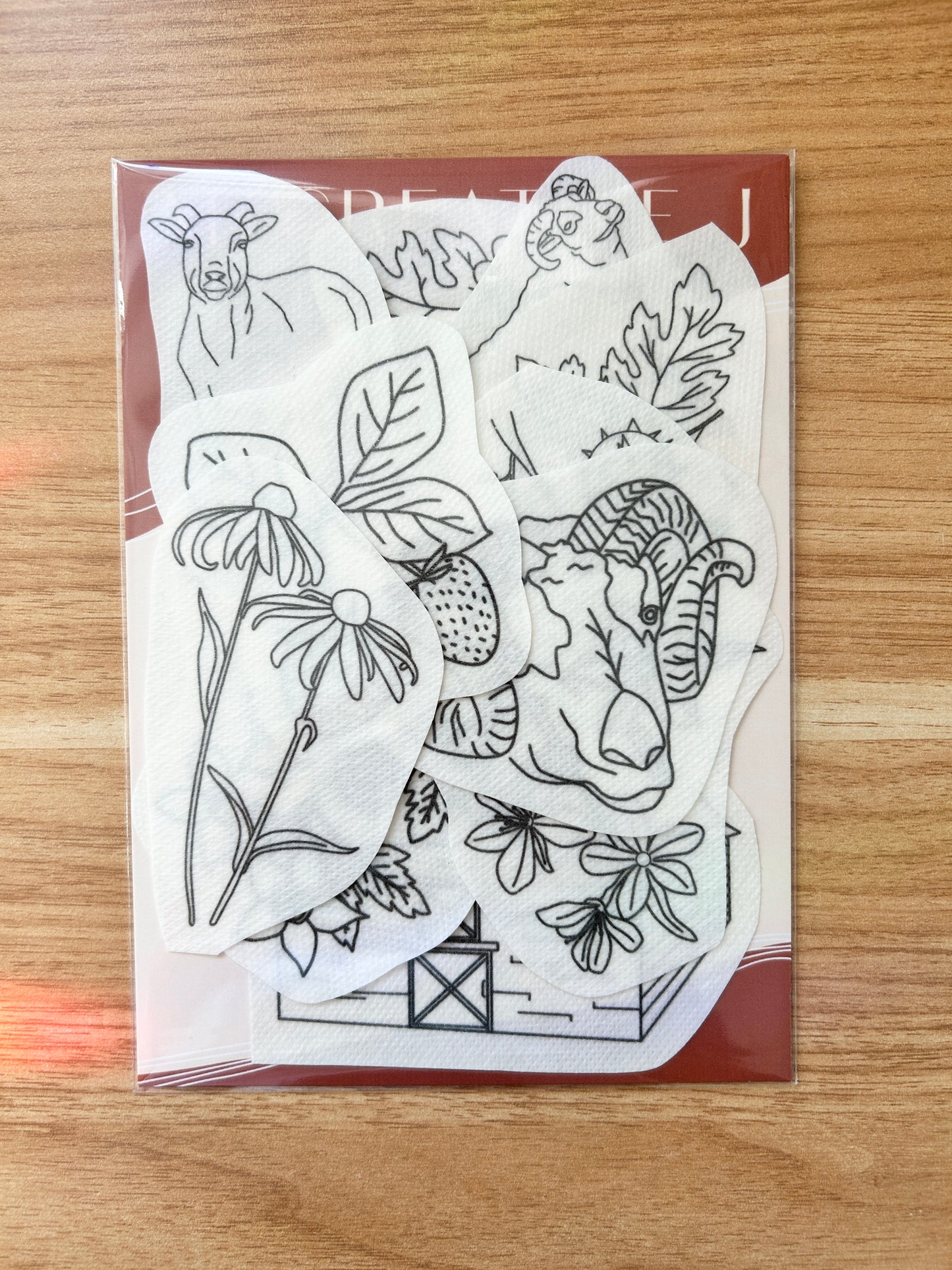 The Sheepery by MCreativeJ and Fog & Fleece Sheepery Embroidery Patterns- Stick and Stitch Animal Designs