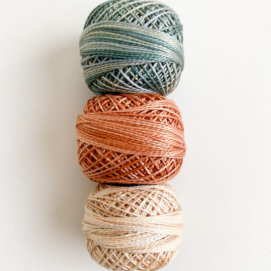 Valdani Embroidery Thread Size 8 3-Pack