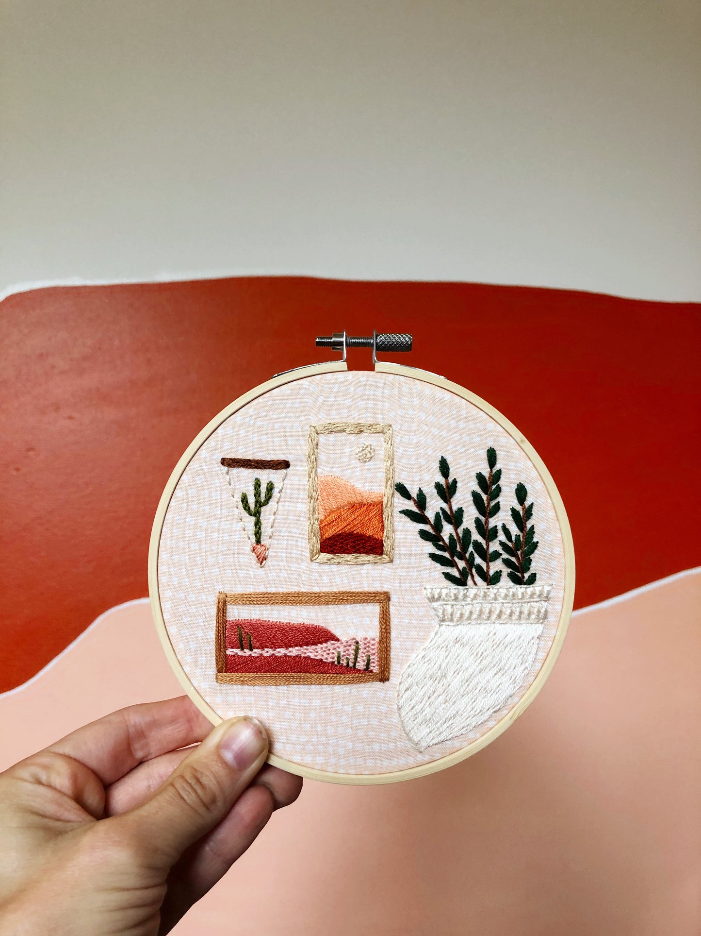 Gallery Wall - Beginner Hand Embroidery Pattern PDF