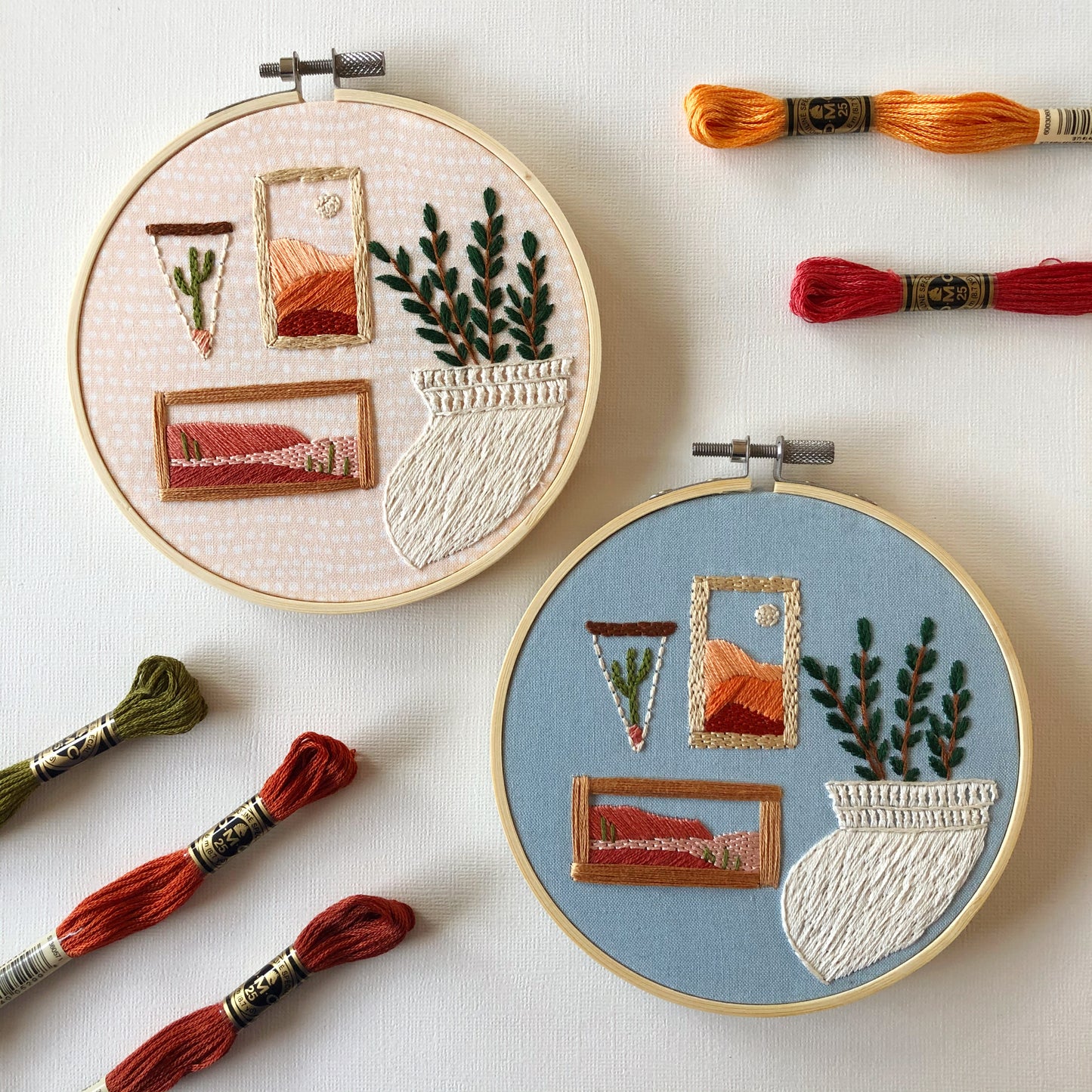 Gallery Wall - Beginner Hand Embroidery Pattern PDF