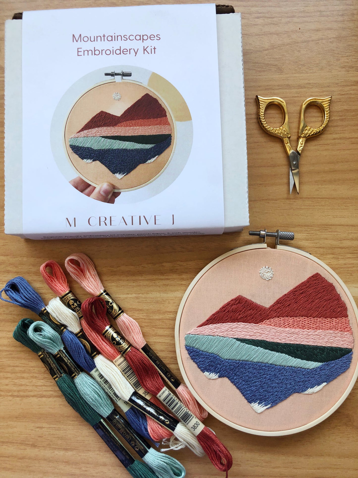 Mountainscapes - Intermediate DIY Embroidery Kit