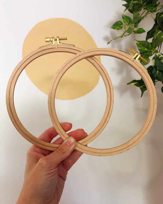 5-Inch NURGE Beechwood Embroidery Hoop