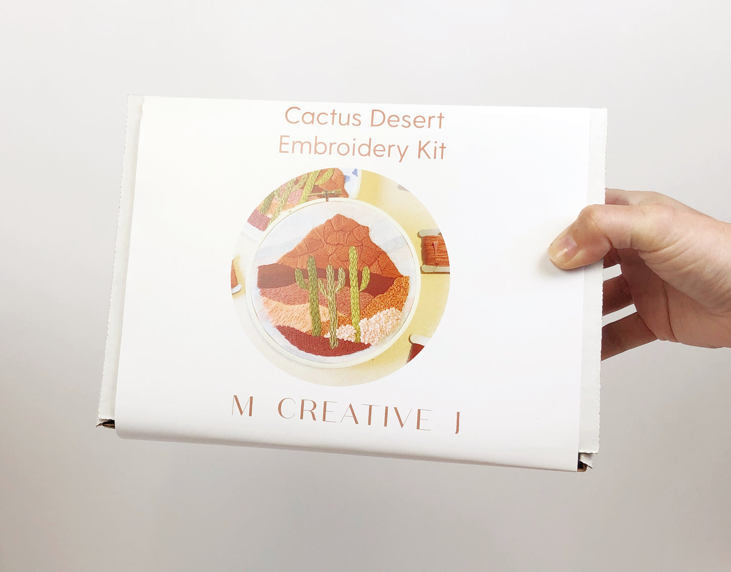 Cactus Desert Landscape- Advanced Embroidery DIY Craft Kit