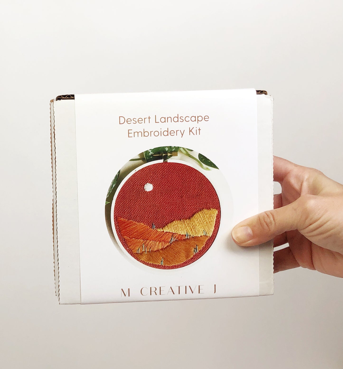 Desert Landscape- DIY Beginner Embroidery Craft Kit