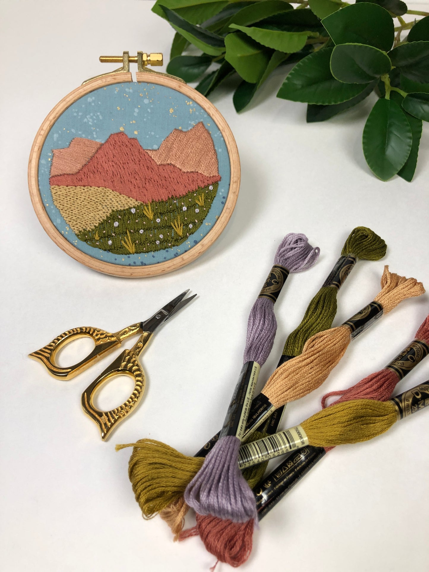 Desert Meadow - Beginner Hand Embroidery Pattern PDF