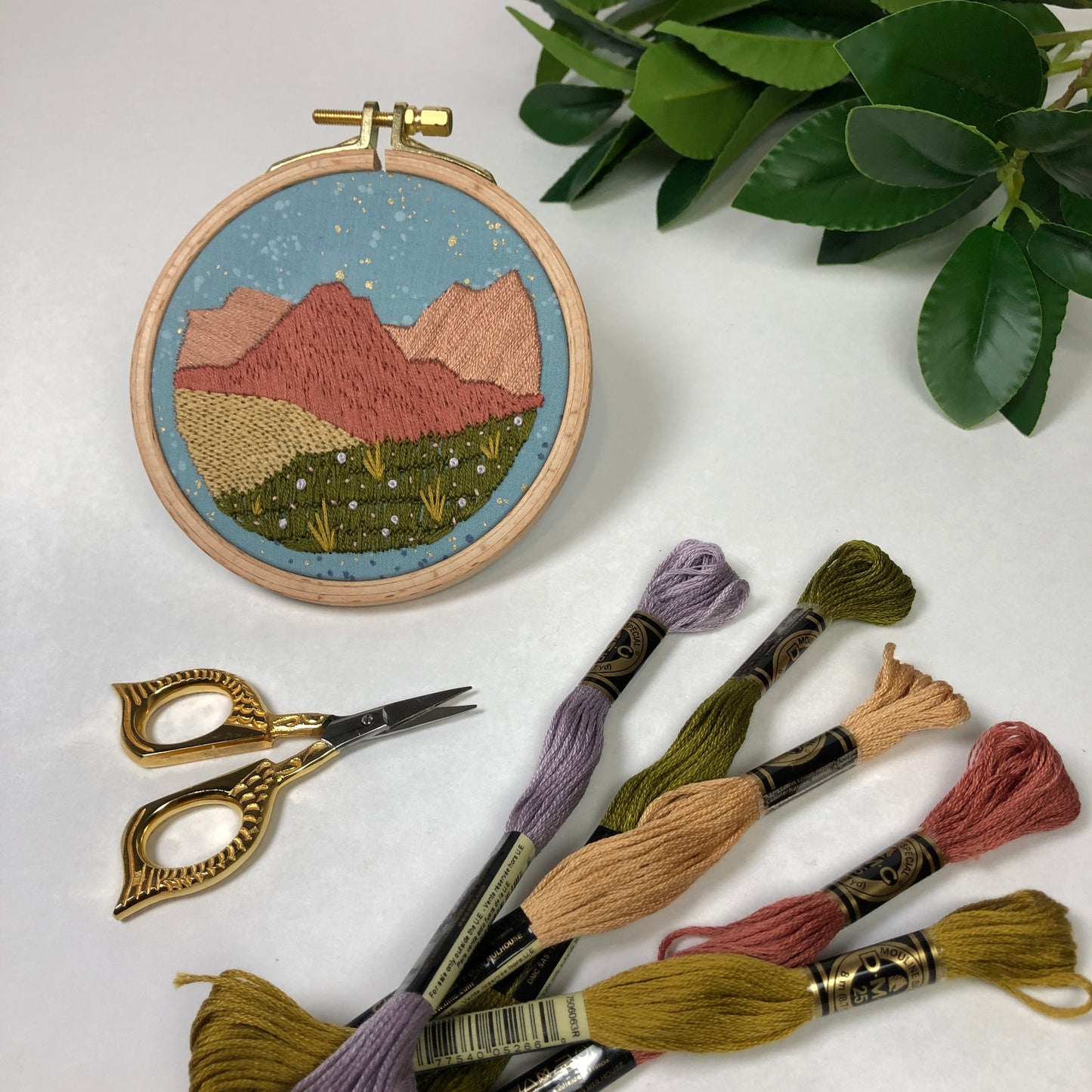 Desert Meadow - Beginner Hand Embroidery Pattern PDF