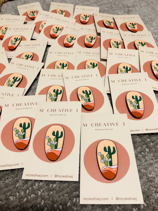 Desert Cacti Soft Enamel Pin